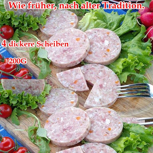 Wurstwaren : Ostertaler Kesselsülze 4 dickere Scheiben 200g