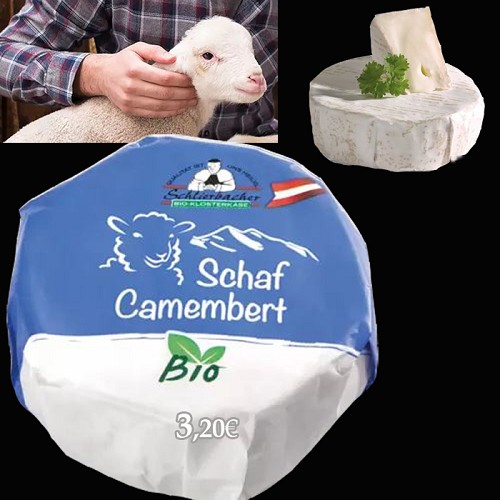 Käserei & Milchprodukte : Schaf Camembert 