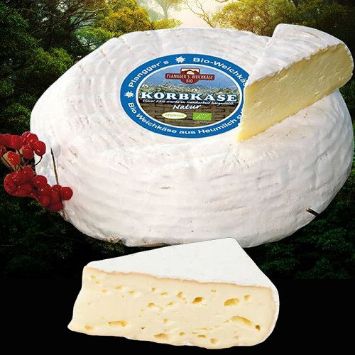 Korbkäse, Weichkäse im Korb gereift 180g