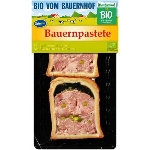 Bio Bauernpastete mit Pistazien 180g