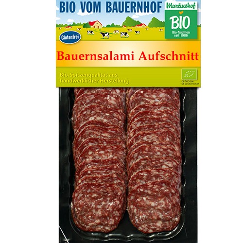 Bio Bauernsalami Aufschnitt 80g