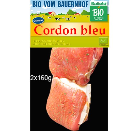 Bio Schweizer Grillsteaks (Cordon bleu) 2x160g