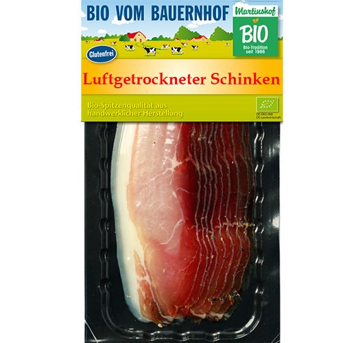 Fleisch und Aufschnitt für Wiederverkäufer : Bio Luftgetrockneter Schinken 