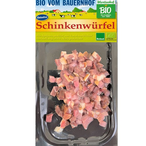 Bio Schinkenwürfel 80g  