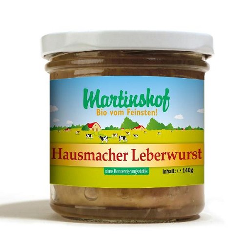 Bio Leberwurst im Glas