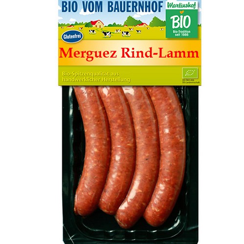 Bio Merguez ULTRA FRISCH 4 St. = 180g