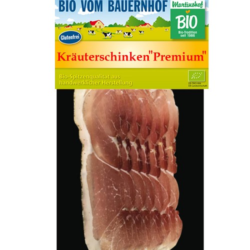 Bio Kräuterschinken luftgetrocknet 80g