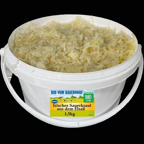 Frisches Bio Sauerkraut vom Elsaß 