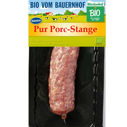 Fleisch und Aufschnitt für Wiederverkäufer : Bio Pur porc Stange 150g