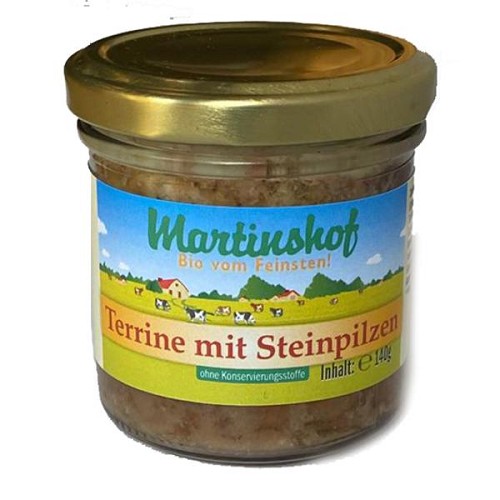 Bio Terrine mit Steinpilzen