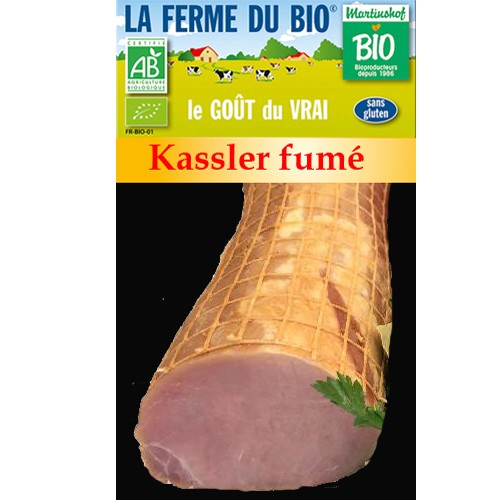 Fleisch und Aufschnitt für Wiederverkäufer : Bio Kassler - 800g 