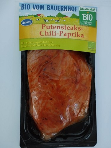 Bio-Putensteak Chili Paprika